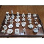 PARCEL OF VARIOUS CRESTED CHINA