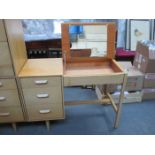 LIGHT OAK DRESSING TABLE