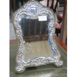 HALLMARKED SILVER DRESSING MIRROR,