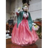 ROYAL DOULTON GLAZED CERAMIC FIGURE- LADY CHARMIAN,