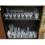 LARGE QUANTITY OF STUART CRYSTAL AND OTHER GLASSWARE
