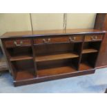 REPRODUCTION LONG NARROW FOUR DRAWER SIDE CABINET