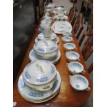 LARGE QUANTITY OF COALPORT REVERLEY DINNERWARE