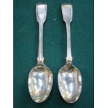 PAIR OF VICTORIAN SILVER SPOONS