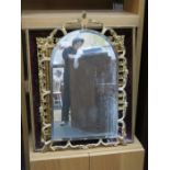 TWO DECORATIVE WALL MIRRORS