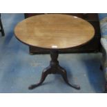 MAHOGANY TILT TOP TABLE ON BALL AND CLAW SUPPORTS