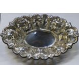 HALLMARKED SILVER PIERCEWORK DISH