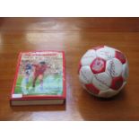 SIGNED LIVERPOOL FC FOOTBALL BALL AND LIVERPOOL FC VOLUME