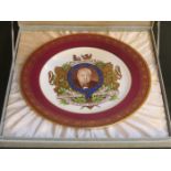 BOXED SPODE 'CHURCHILL' COLLECTORS PLATE,