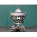 VICTORIAN STYLE SILVER PLATED SAMOVAR,