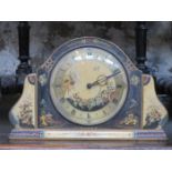 ORIENTAL STYLE DECORATIVE MANTEL CLOCK