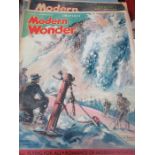 PARCEL OF VARIOUS MODERN WONDER MAGAZINES