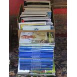 LARGE QUANTITY OF GOLF RELATED MAGAZINES AND PROGRAMMES, ETC.