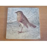 MINTON CERAMIC TILE DEPICTING A ROBIN