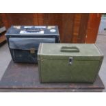 TWO VINTAGE TRAVEL CASES