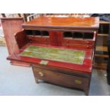 ANTIQUE MAHOGANY SECRETAIRE CHEST