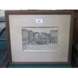PAIR OF W HEATON WAKEFIELD FRAMED PICTURES DEPICTING CASTLE STREET,