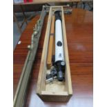 WOODEN CASED TELESCOPE