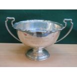 HALLMARKED SILVER TWO HANDLED CUP SHEFFIELD ASSAY,