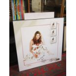 SIGNED PORTRAIT BY CLAIRE SWEENEY BY YAFFE FUSION ART X2