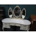 GILDED FRENCH STYLE DRESSING TABLE