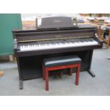 YAMAHA CLAVINOVA ELECTRIC ORGAN AND STOOL