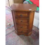 SMALL REPRODUCTION FOUR DRAWER SIDE CABINET