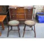 PAIR OF PRETTY FIRESIDE CHAIRS