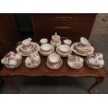 PARCEL OF COLCLOUGH FLORAL TEAWARE