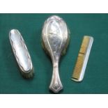 THREE SILVER DRESSING ITEMS