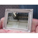 LARGE MODERN BEVELLED WALL MIRROR,