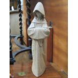 LLADRO FIGURE OF A MONK,