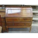 VICTORIAN MAHOGANY FALL FRONT WRITING BUREAU