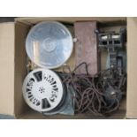 BOX CONTAINING CINE CAMERA,