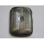 HALLMARKED SILVER CIGARETTE CASE,