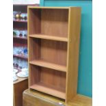 SET OF MODERN OPEN BOOKSHELVES