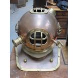 REPRODUCTION COPPER AND BRASS DIVER'S HELMET