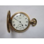 GOLD PLATED WALTHAM AMERICAN POCKET WATCH