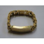 9ct GOLD HEAVY IDENTITY BRACELET