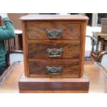 SMALL FOUR DRAWER WOODEN CHEST