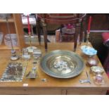 MIXED LOT OF VARIOUS COPPER AND BRASSWARE
