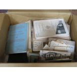 PARCEL OF MAINLY WORLD WAR II EPHEMERA, RATION BOOK AND TRAINING MANUALS, ETC.