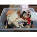 PARCEL OF MAINLY 1950s/60s VINTAGE DOLLS