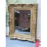 SMALL GILT FRAMED WALL MIRROR