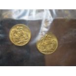 TWO GOLD FULL SOVEREIGNS