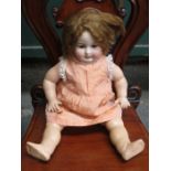 CONTINENTAL STYLE VINTAGE PORCELAIN DOLL