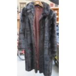 DARK MINK LADIES FUR COAT