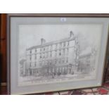 FRAMED PRINT- ST PAUL'S EYE HOSPITAL, OLD HALL STREET, LIVERPOOL,