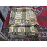 PAIR OF DECORATIVE WELSH BLANKETS