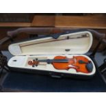CASED VIOLIN WITH BOW